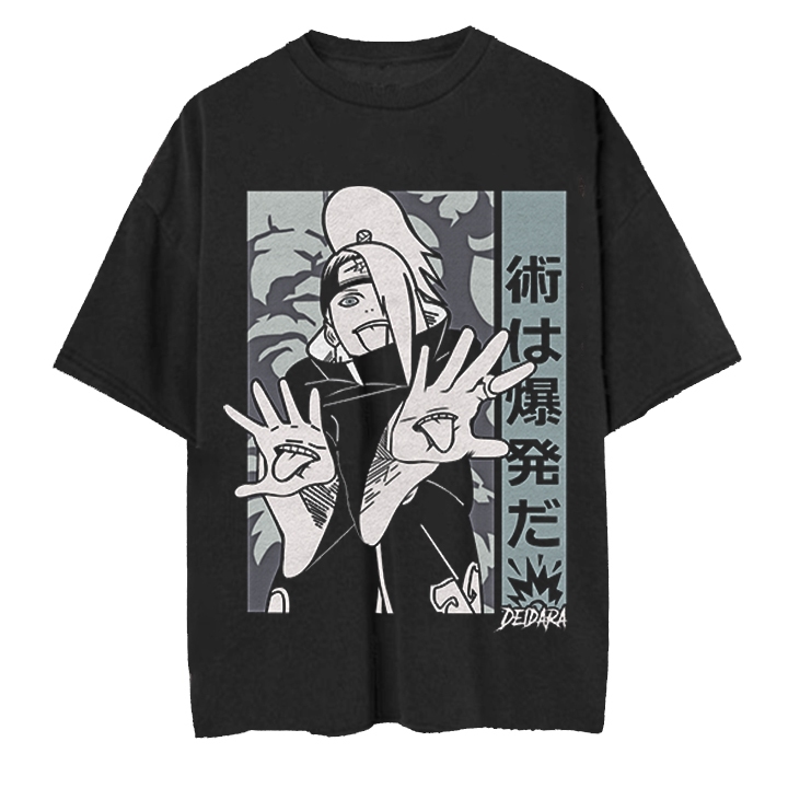 Jual Kaos Naruto Deidara Akatsuki Premium Bootleg Shirt | Shopee Indonesia