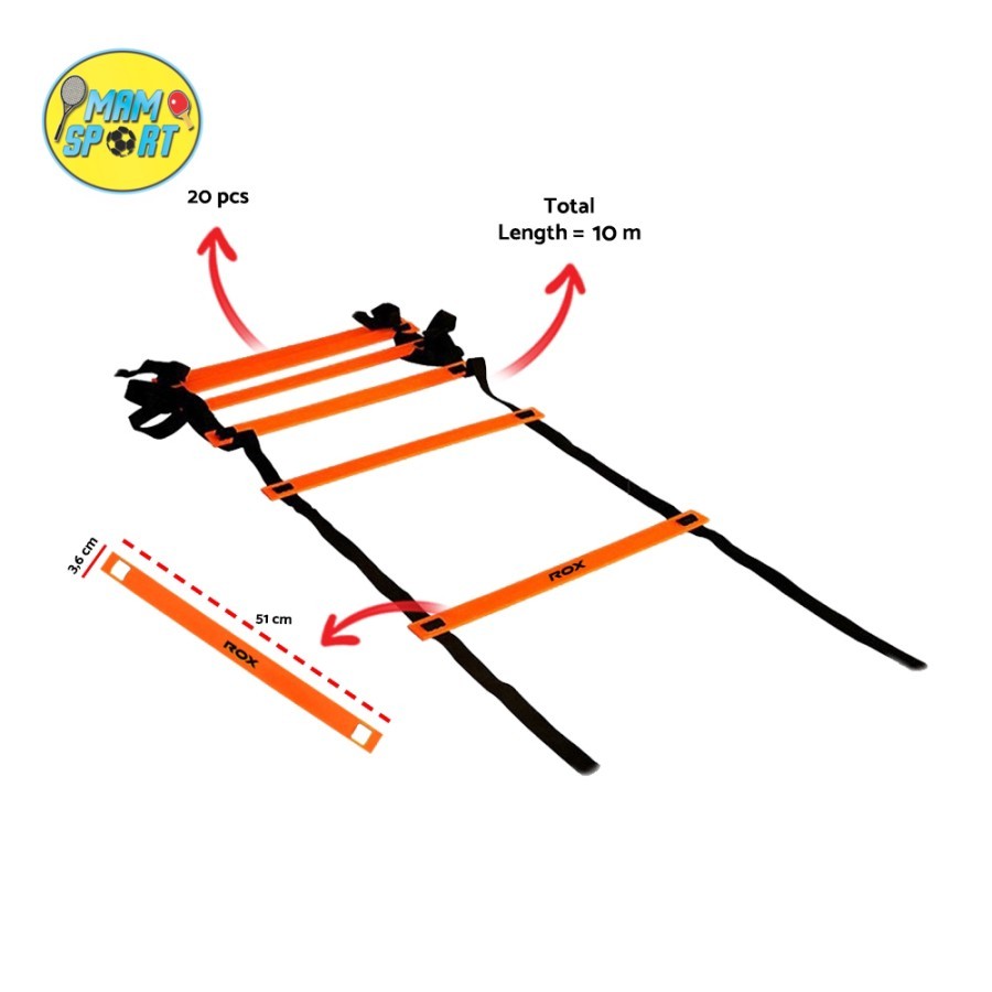 Jual Agility Ladder ROX 1 set Tangga Ketangkasan 10Meter | Shopee Indonesia