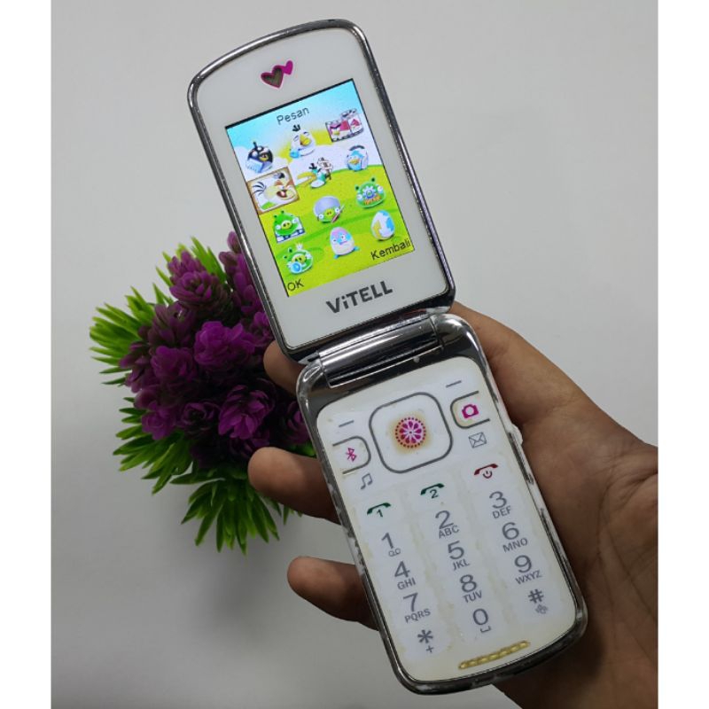 Jual Hp Flip Vitell V510 Angry Bird | Shopee Indonesia