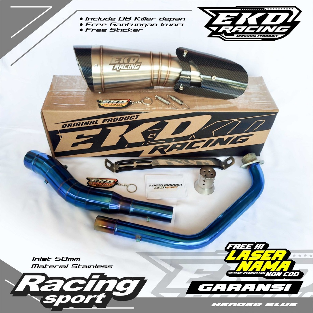 Jual KNALPOT R9 H2 SERIES EKD ORIGINAL PNP VIXION CBR150 R15 V2 V3 V4 ...