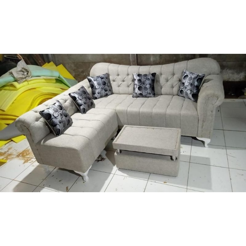 Jual KURSI TAMU KURSI DUDUK SOFA MURAH KURSI MURAH SOFA L PUTUS CARLOS SOFA RUANG TAMU SOFA ...