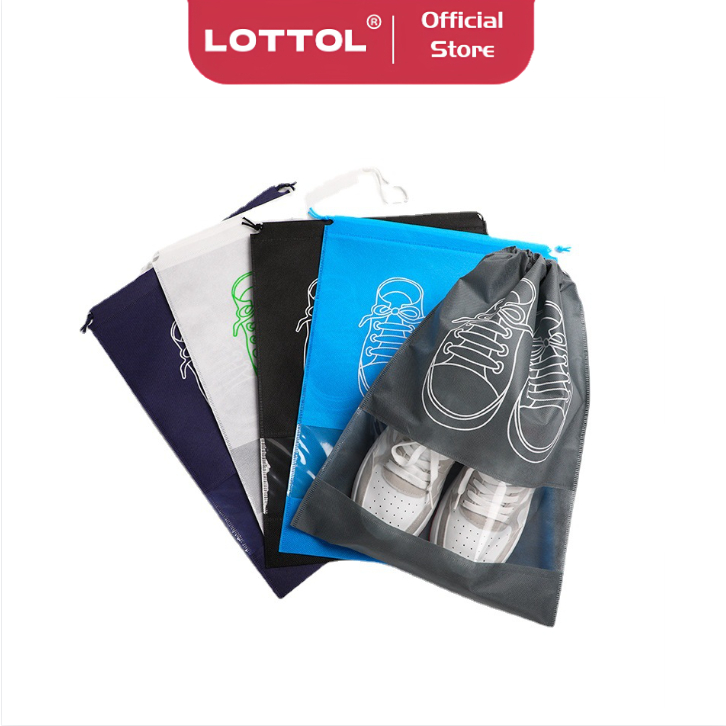 Jual LOTTOL Tas Serut Sepatu Shoes Bag Penyimpanan Sepatu dan Sandal
