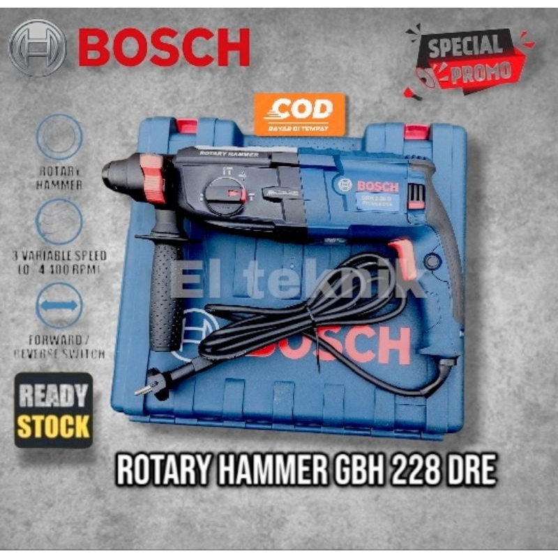 Jual BOR HAMMER DRILL BOSCH GBH 2-28 D 3 FUNGSI | Shopee Indonesia