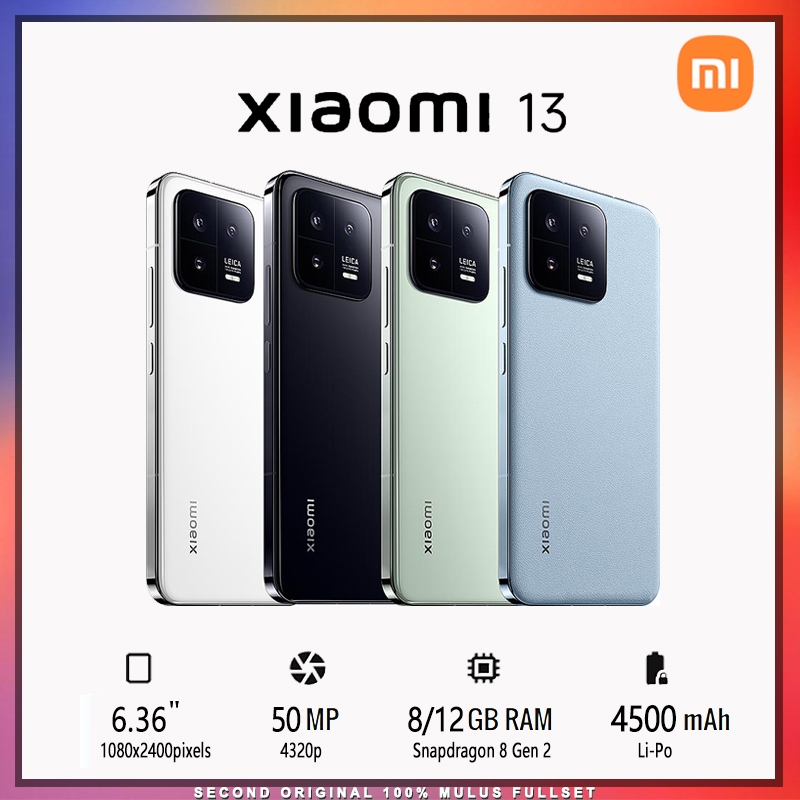 Jual Xiaomi 13 12GB+512GB 8+256GBSECOND Original 100% Mulus Fullset ...