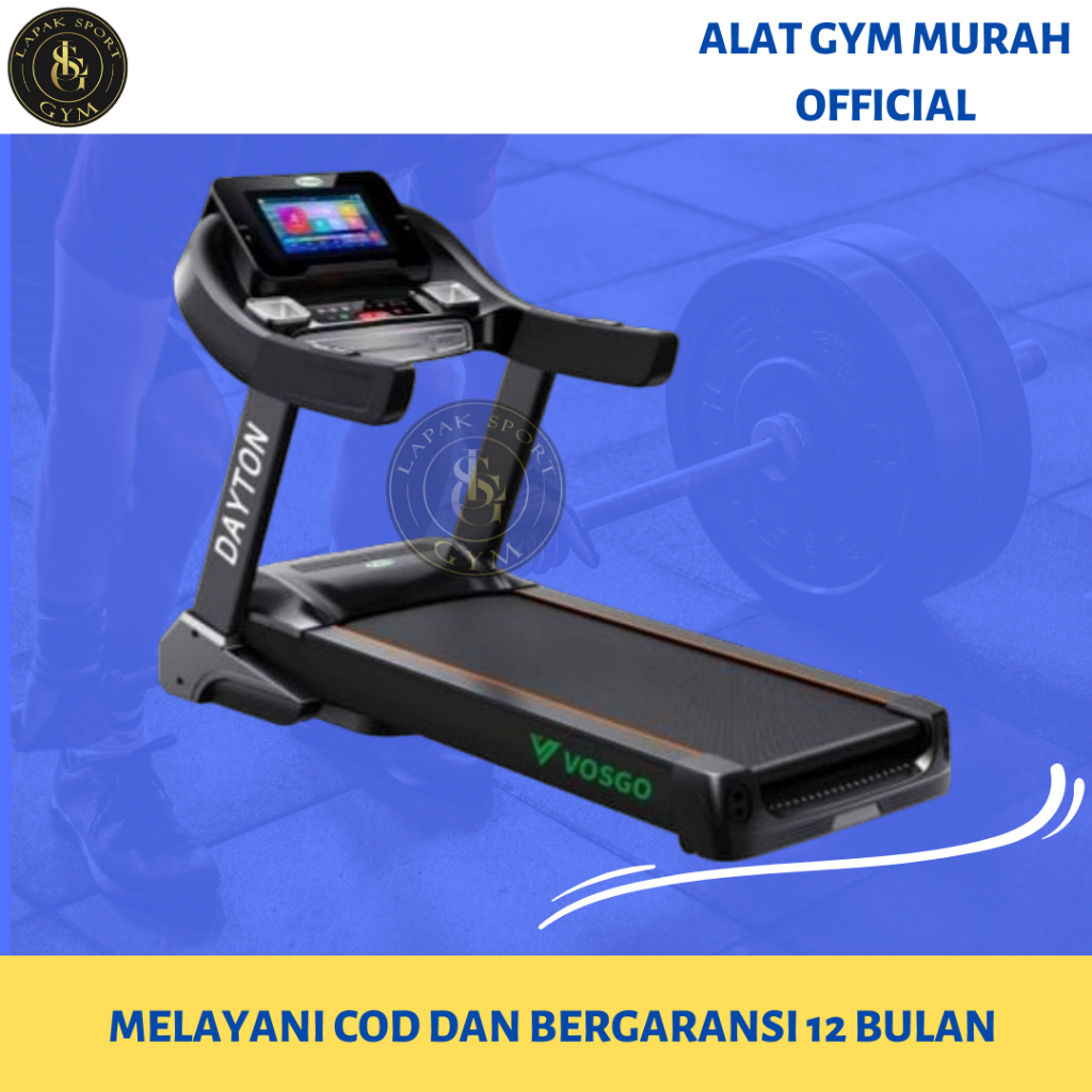 Jual Alat Fitness Treadmill Elektrik Dayton Vosgo Motor 3 5 Hp Shopee