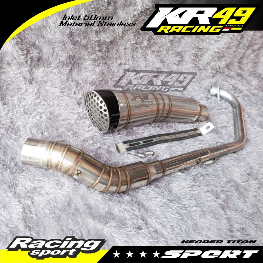 Jual KNALPOT RACING R9 H2 TITAN PNP VIXION R15 V2 V3 V4 SATRIA FU CB150 ...