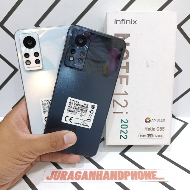 Jual Infinix Note 12i 2022 6/128GB Hp Second Seken Bekas Fullset ...