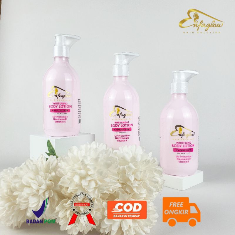 Jual (3 ITEM) FREE ONGKIR ENFAGLOW BODY LOTION BUNDLING DENGAN AROMA
