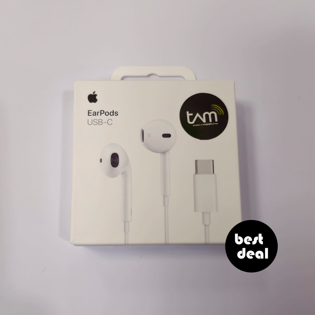 Apple EarPods USB C Original Pack Resmi TAM iBox