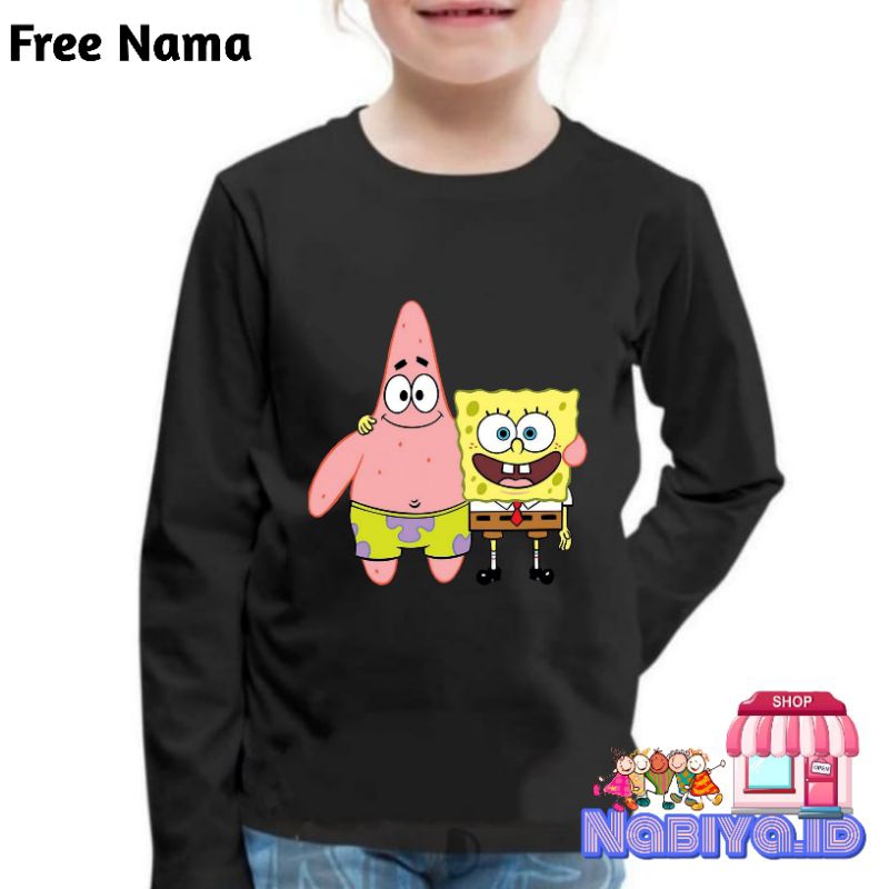 Jual BAJU ANAK LAKILAKI/PEREMPUAN SPONGEBOB AND PATRICK STAR KAOS ...