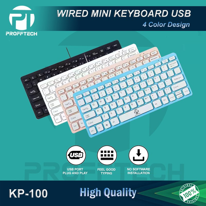 Jual Keyboard mini Kabel USB Color Slim Cable | Shopee Indonesia