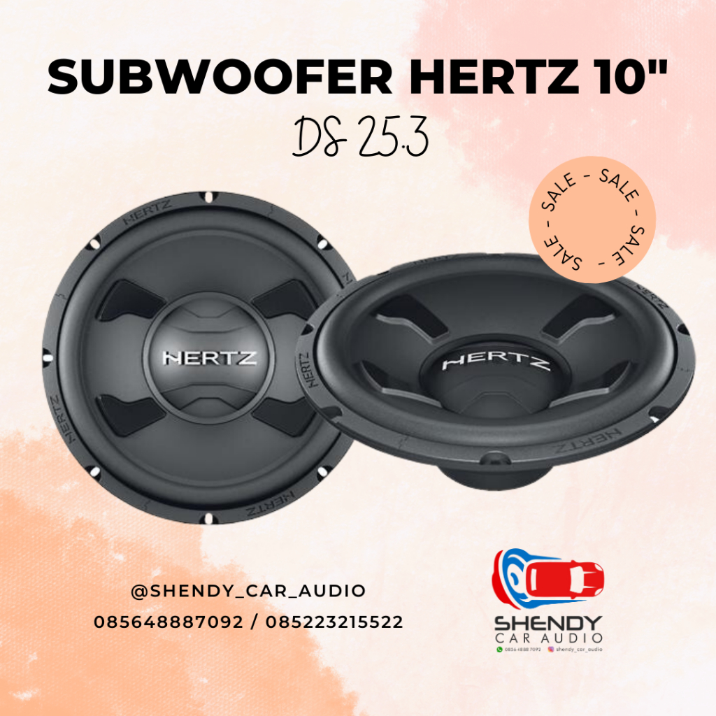 Jual Subwoofer 10 inch Subwoofer Mobil Subwofer Subwoofer Hertz DS 25.3