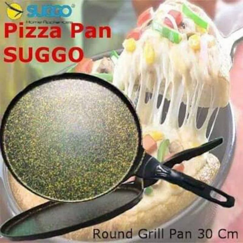 Jual SUGGO ROUND GRILL PAN / PIZZA PAN / PANGGANGAN BULAT SERBAGUNA