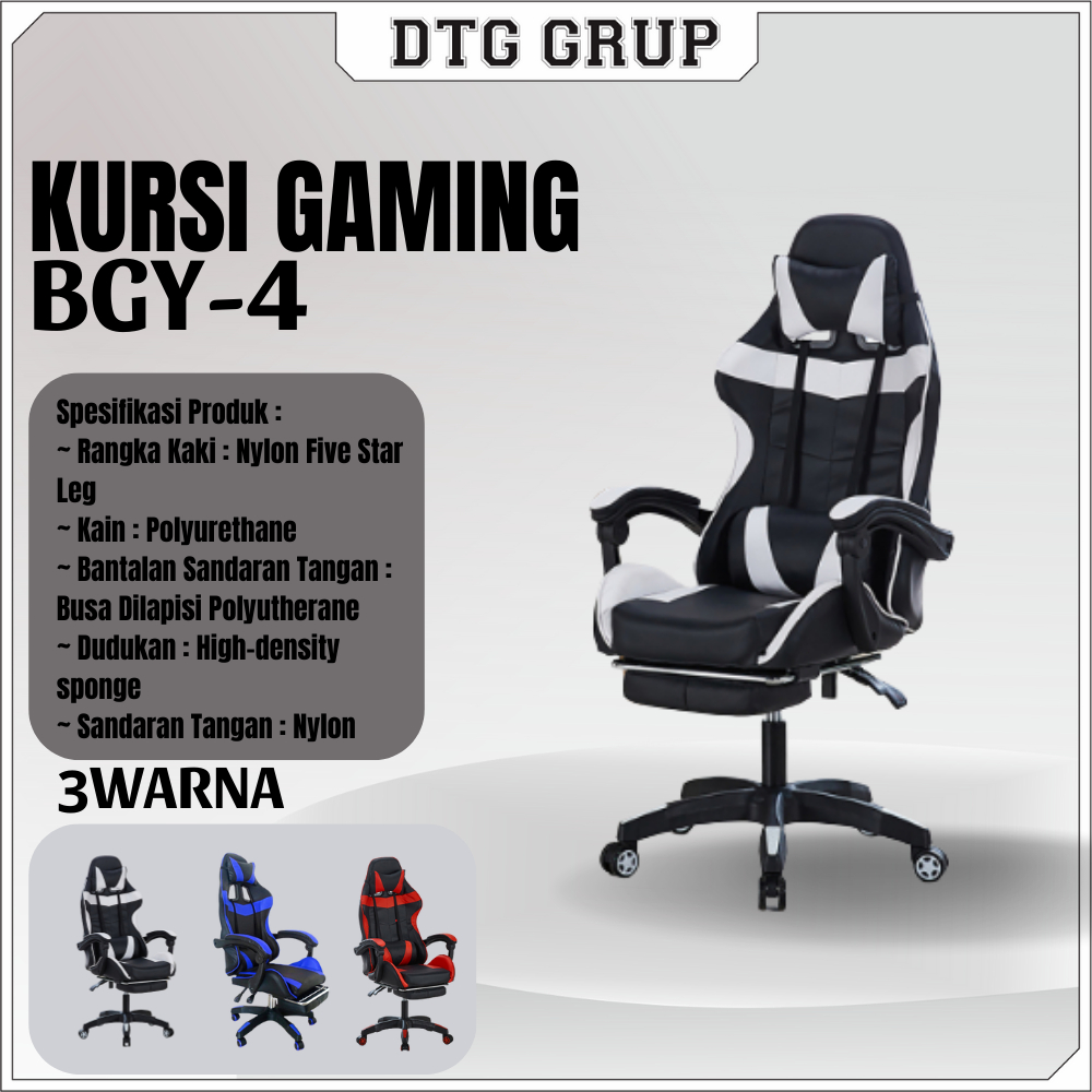 Jual Kursi Gaming Gamers Gaming Chair Kursi Kantor Kursi Main Game