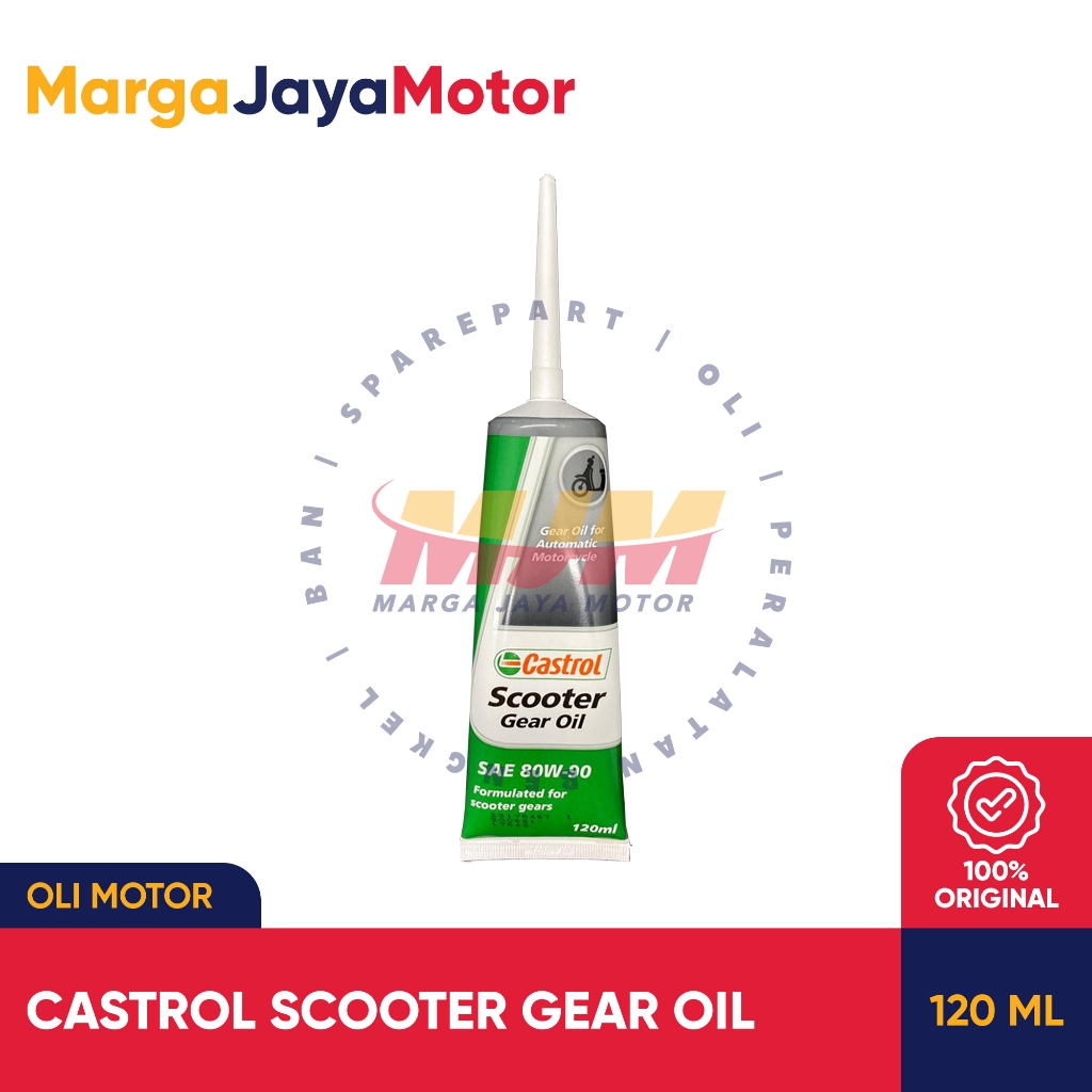 Jual Castrol Scooter Gear Oil 120ml Oli Gardan Matic Castrol Shopee