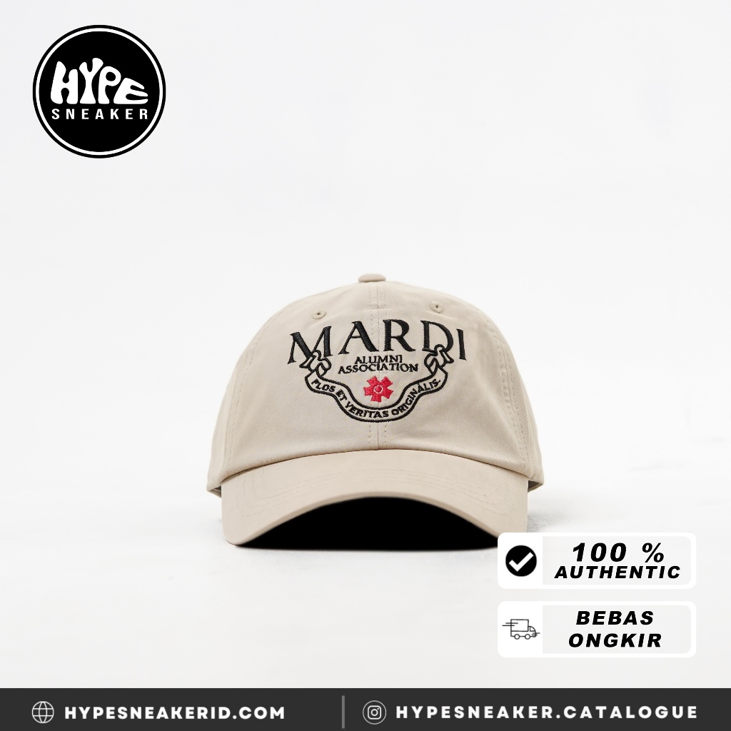 CAP MARDI MERCREDI LOGO_CREAM BEIGE