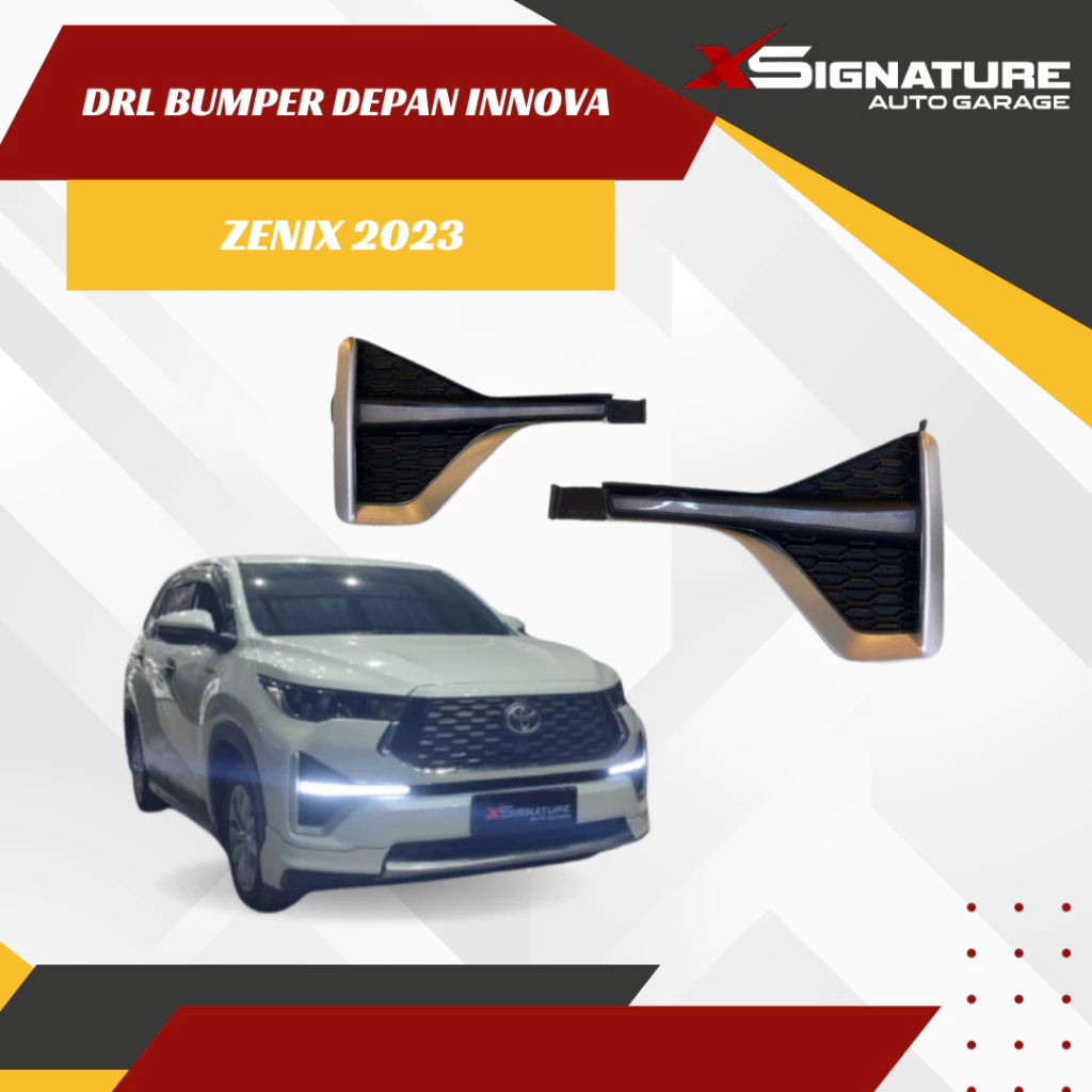 DRL LED COVER FOGLAMP DEPAN SEIN RUNNING DRL TOYOTA ZENIX 2023