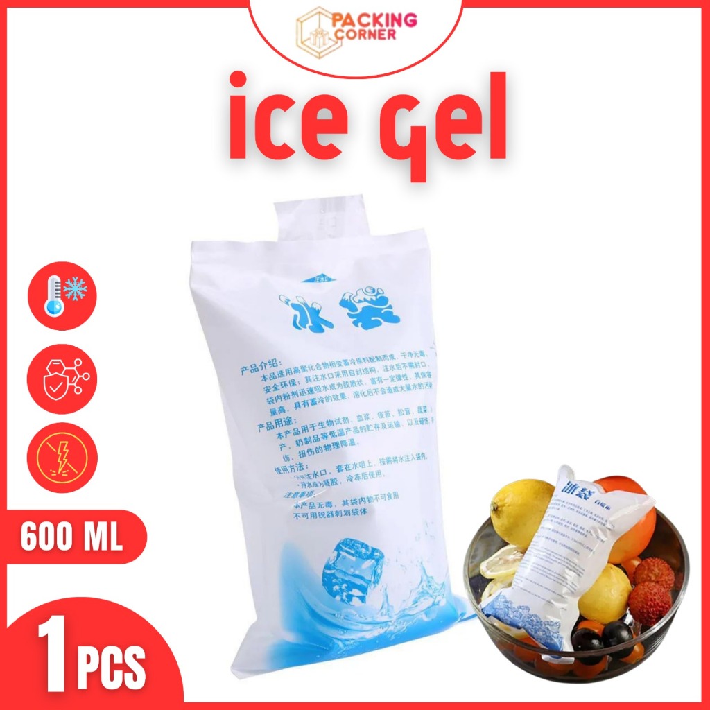 Jual Thermafreeze Ice Gel Pack 600ml Ml Bag Lembaran Cooler Jelly ...