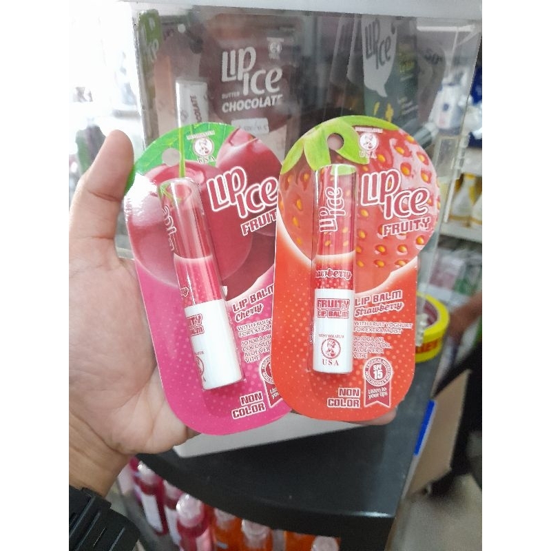 Jual Lip ice fruity spf15 2,2g(gambar strawberry dan chery),LIP ICE