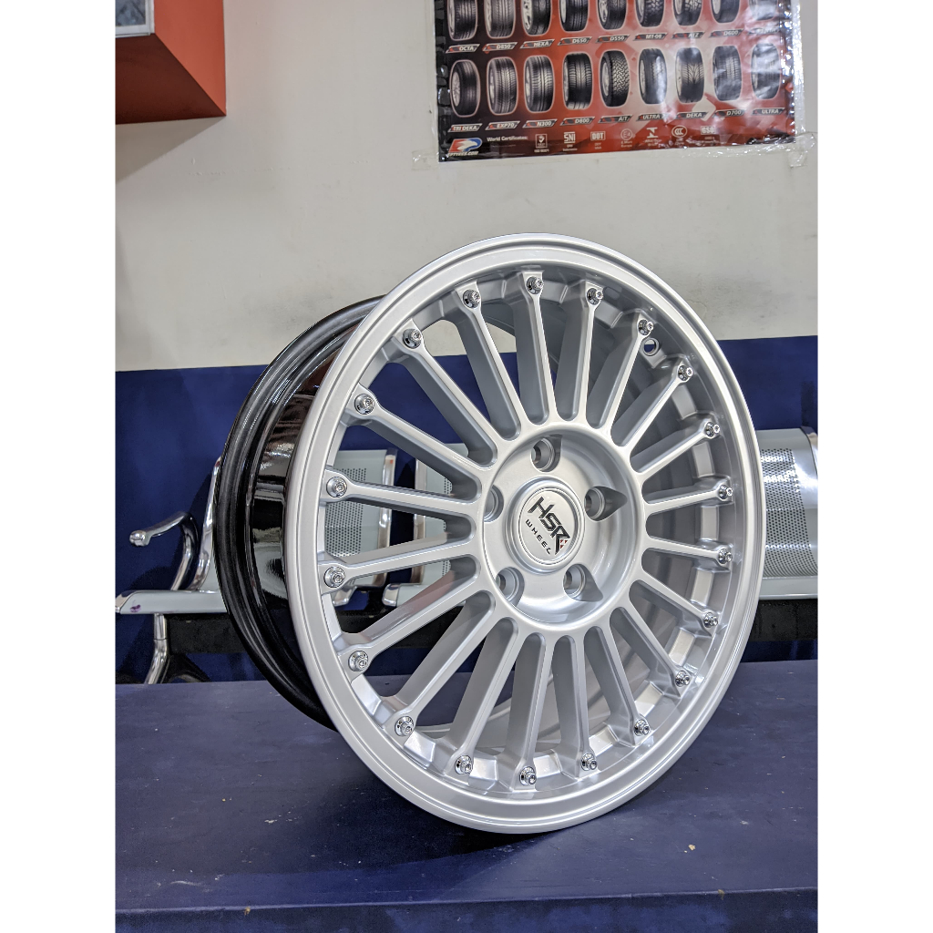 Jual VELG MOBIL RACING R16 HSR NEW DESIGN JJC HSR R16X7 H5X114,3 ET42 ...