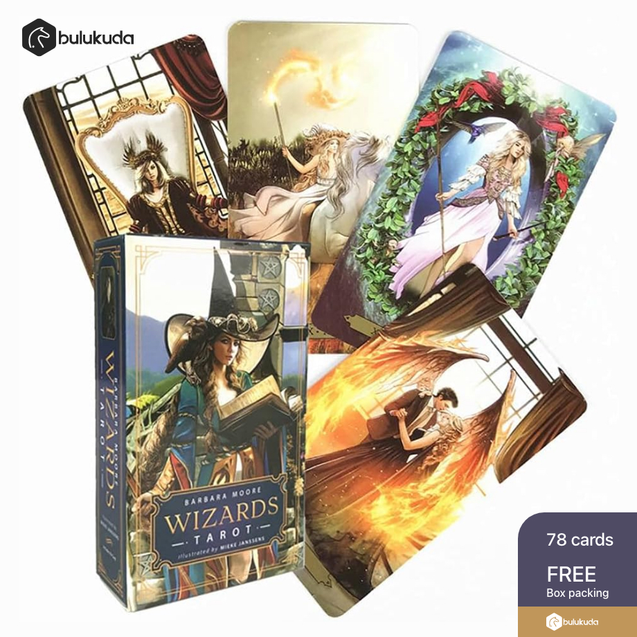 Jual [Reprint]Wizards Tarot 78 Cards English E-Guide Instruction PDF ...
