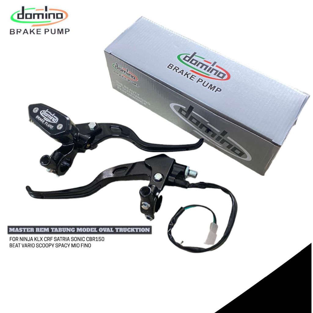 Jual Master rem Domino oval 14mm satu set kanan kiri universal beat mio