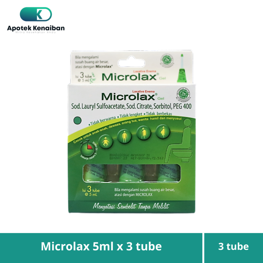 Jual Microlax 3 X 5 Ml Obat Pencahar / Sembelit | Shopee Indonesia