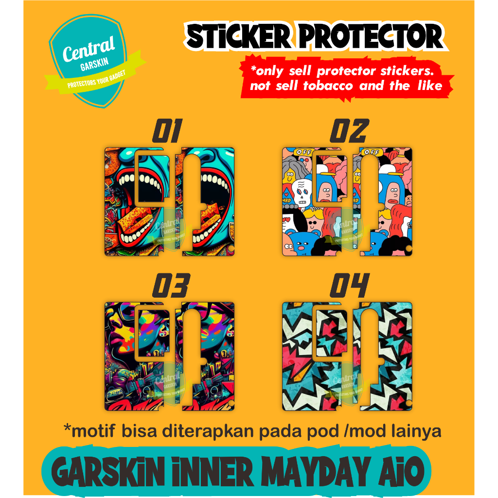 Jual Garskin Sticker Inner Mayday Katalog Lucu Bisa Custom | Shopee ...