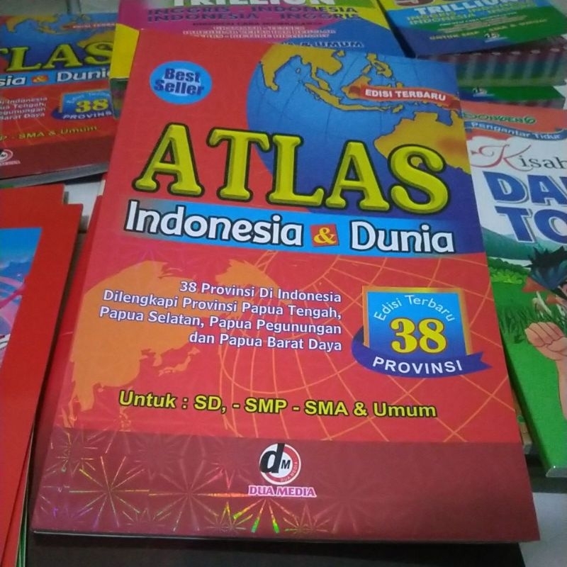 Jual Buku Atlas Indonesia Dunia Edisi Terbaru Propinsi Original