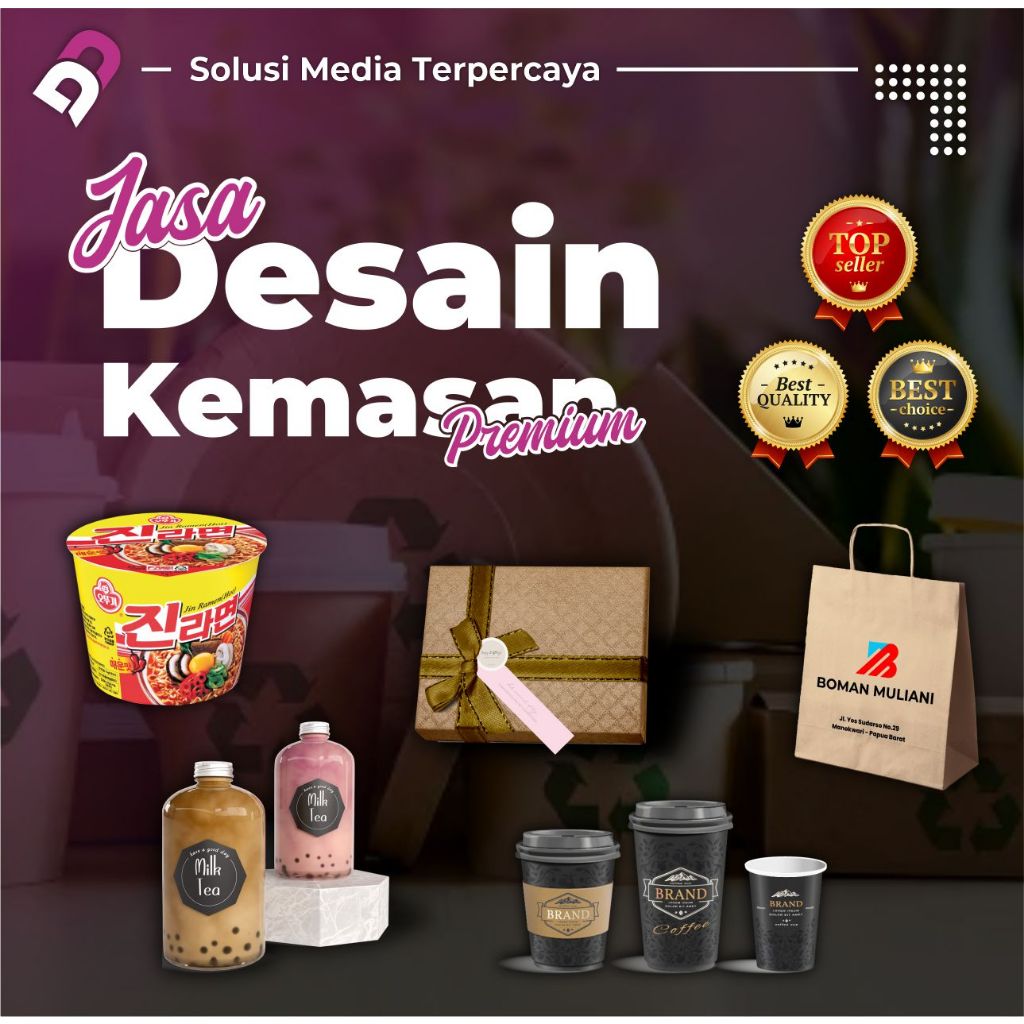 Jual JASA DESAIN PACKAGING BUAT PRODUK PREMIUM TERMURAH, KILAT (1 Hari ...