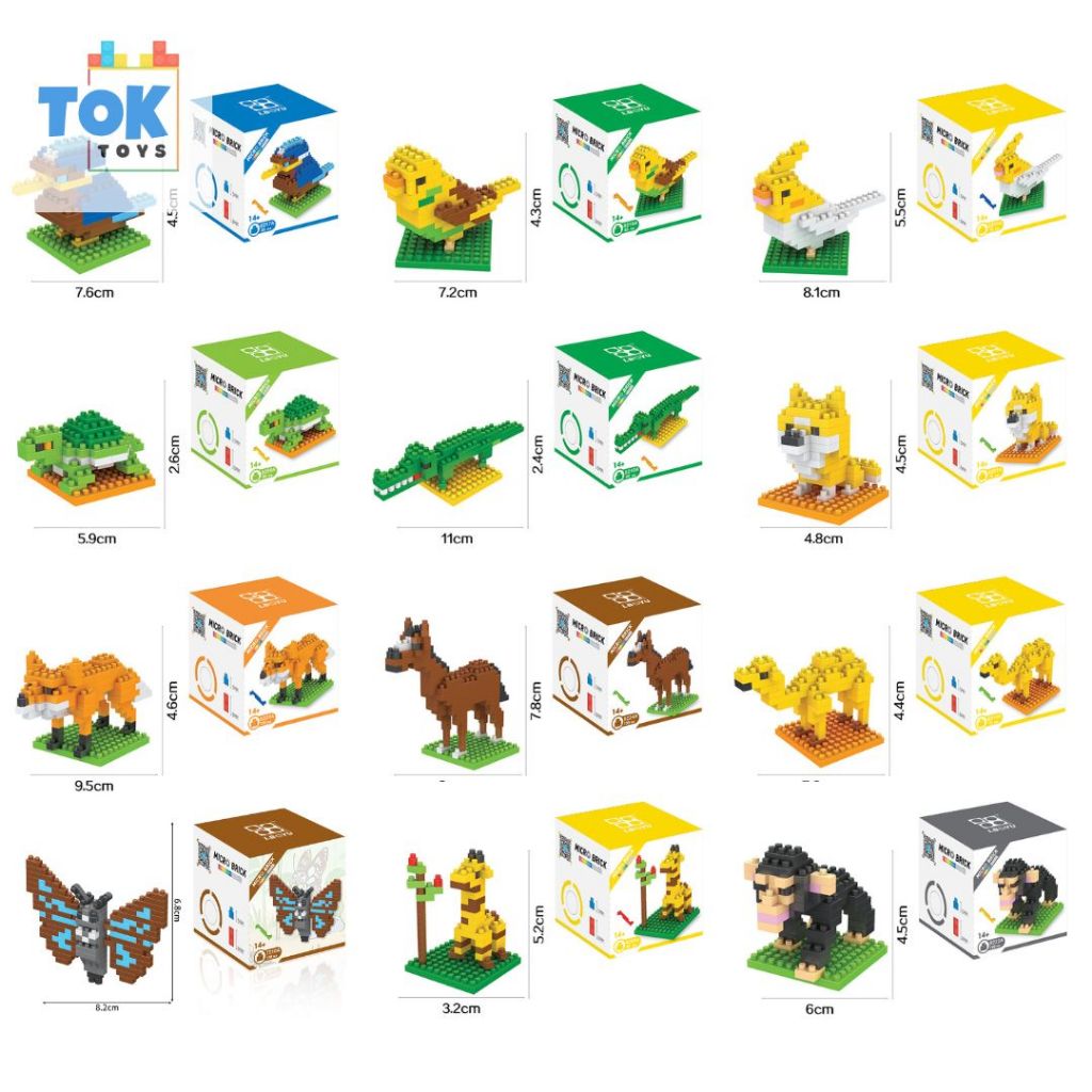 Jual TOK TOYS - Building Blocks Nano Block Building Brick Micro Block ...