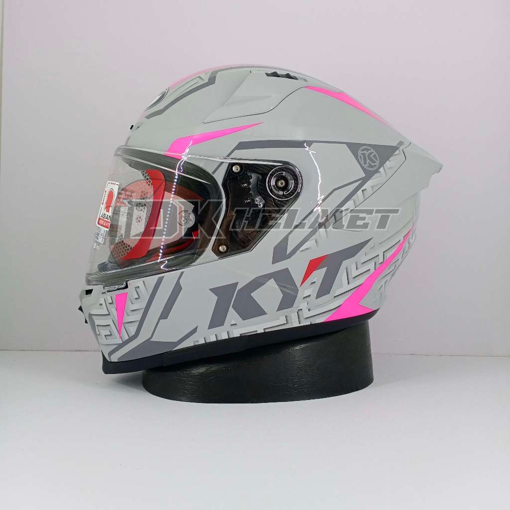 Helm full hot sale face pink