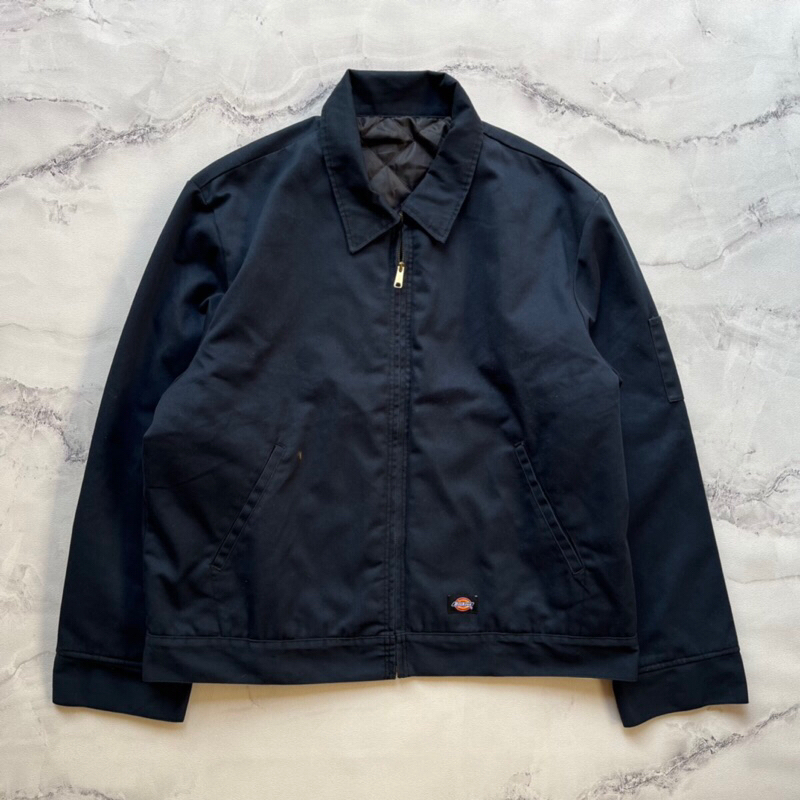 Jual Dickies Insulated Eisenhower Jacket Dark Navy Shopee Indonesia