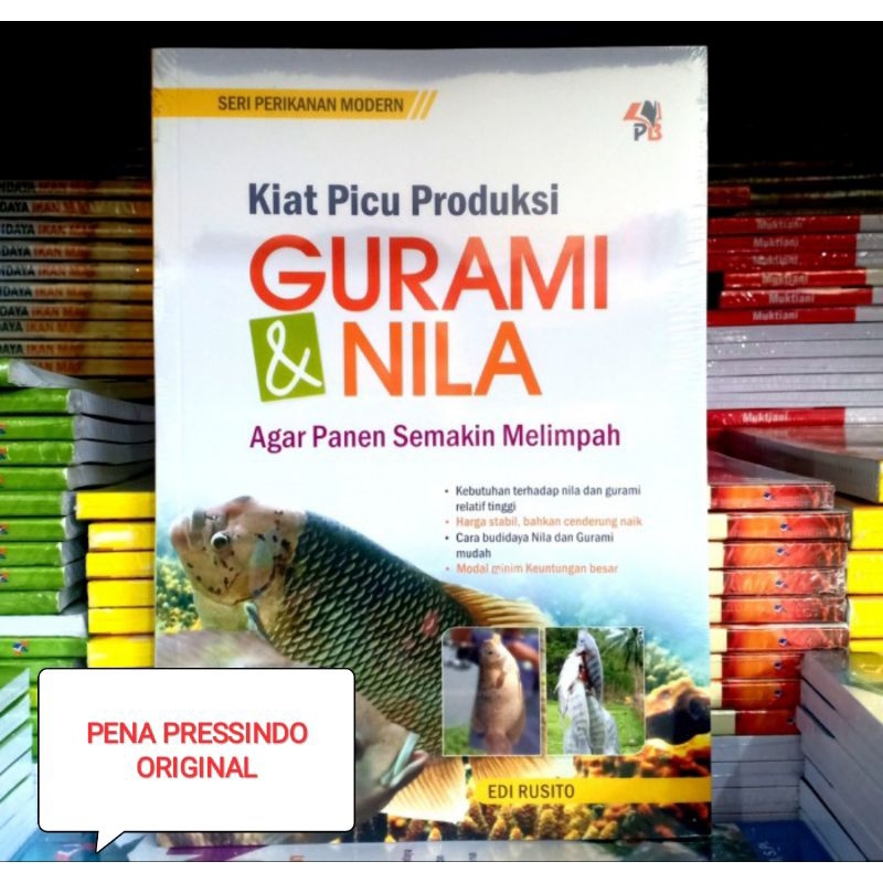 Jual BUKU KIAT PICU PRODUKSI GURAMI DAN NILA - EDI RUSITO - BUKU ...