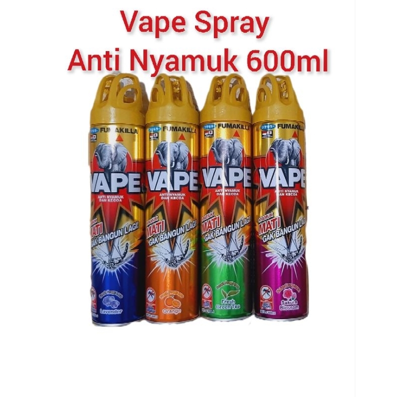 Jual Fumakilla Vape Spray Anti Nyamuk 600 Ml Original Bpom Shopee Indonesia 0124