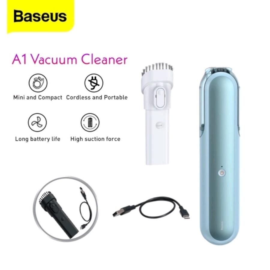 Jual BASEUS A1 Vacuum Cleaner Wireless Portable Penyedot Penghisap Debu |  Shopee Indonesia