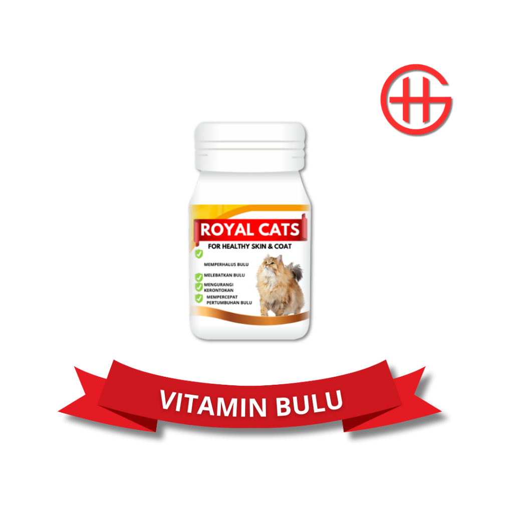 Jual GH Vitamin Bulu Kucing ROYAL CATS | Anti Rontok | Lebat Panjang ...