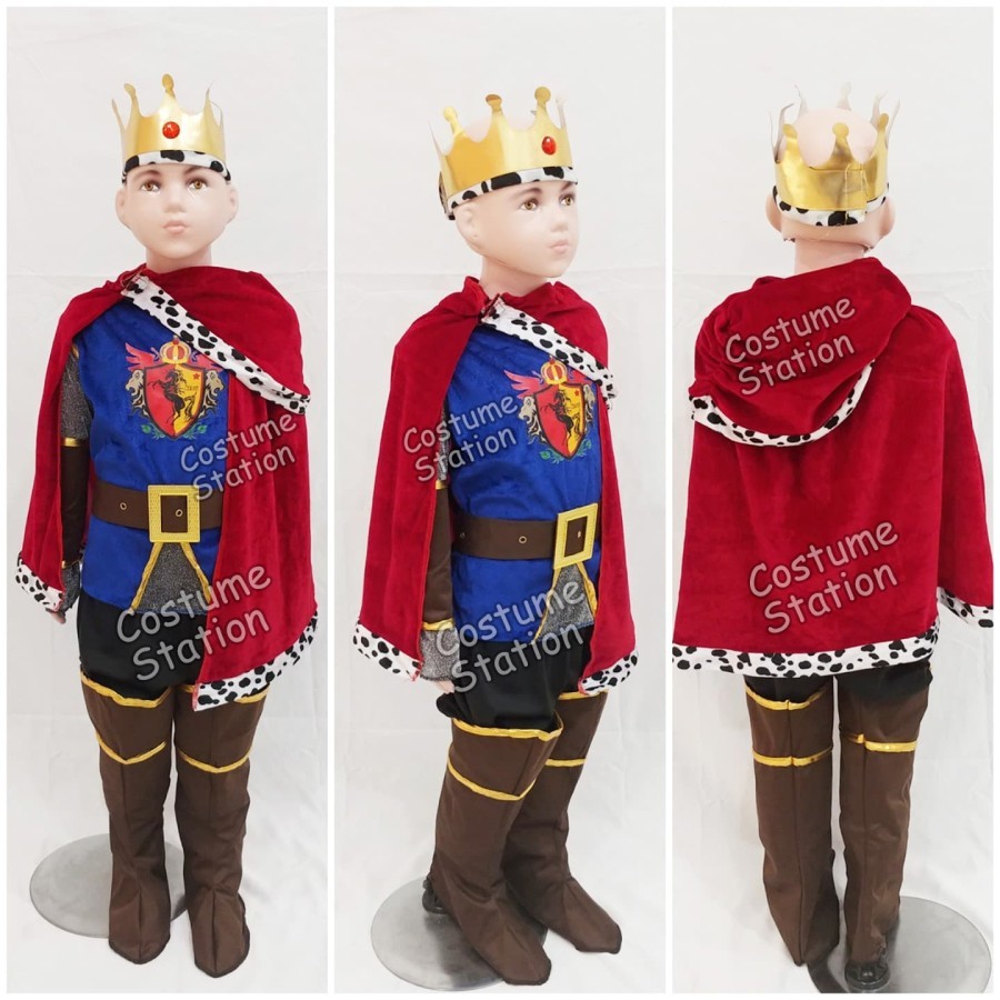 Jual Kostum Blue Knight / Costume King Raja Ksatria Pangeran Anak Cowo ...