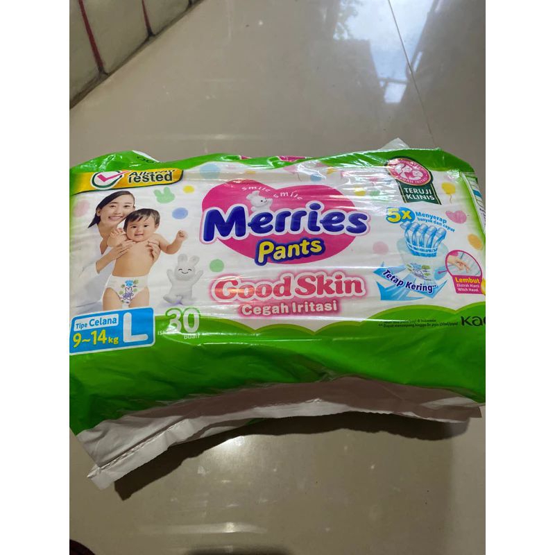 Jual Popok Merries Pant Nbs-40 M34 L30 | Shopee Indonesia