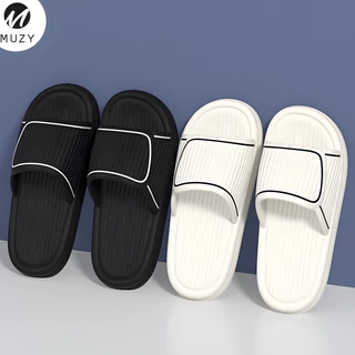 Muzy Sendal Slip On Casual Pria Wanita Fashion Sandal Slop Karet Sendal Pria Wanita Anti Slip HSN195