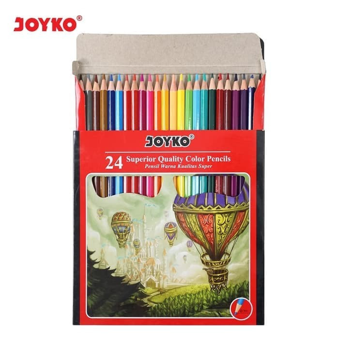 Jual Pensil Warna Joyko Cp 101 24 Warna Colour Pencils Pensil Gambar