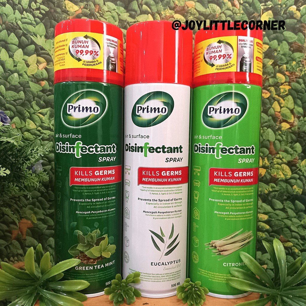 Jual Primo Air & Surface Disinfectant Spray Fogger 500ml Shopee Indonesia