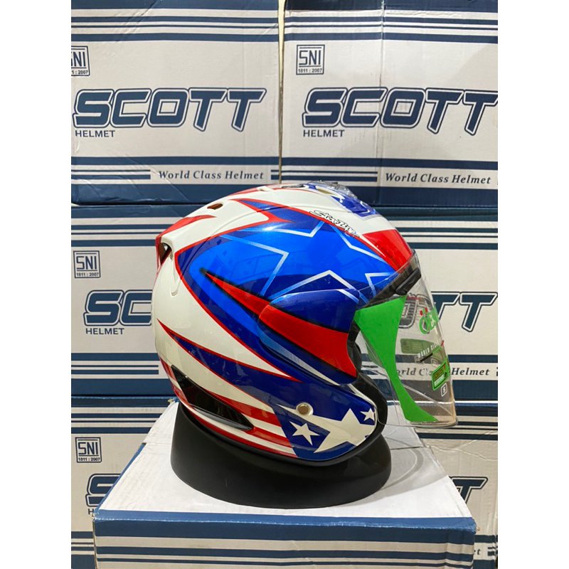 Nicky Hayden Helm Scott Ram Helm TSR RAM4 Motif Nicky Hayden