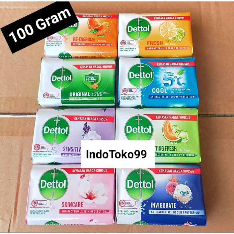 Jual Sabun Dettol 100 Gram/60 Gram (Besar/Kecil) Sesuai Yg Diinginkan ...