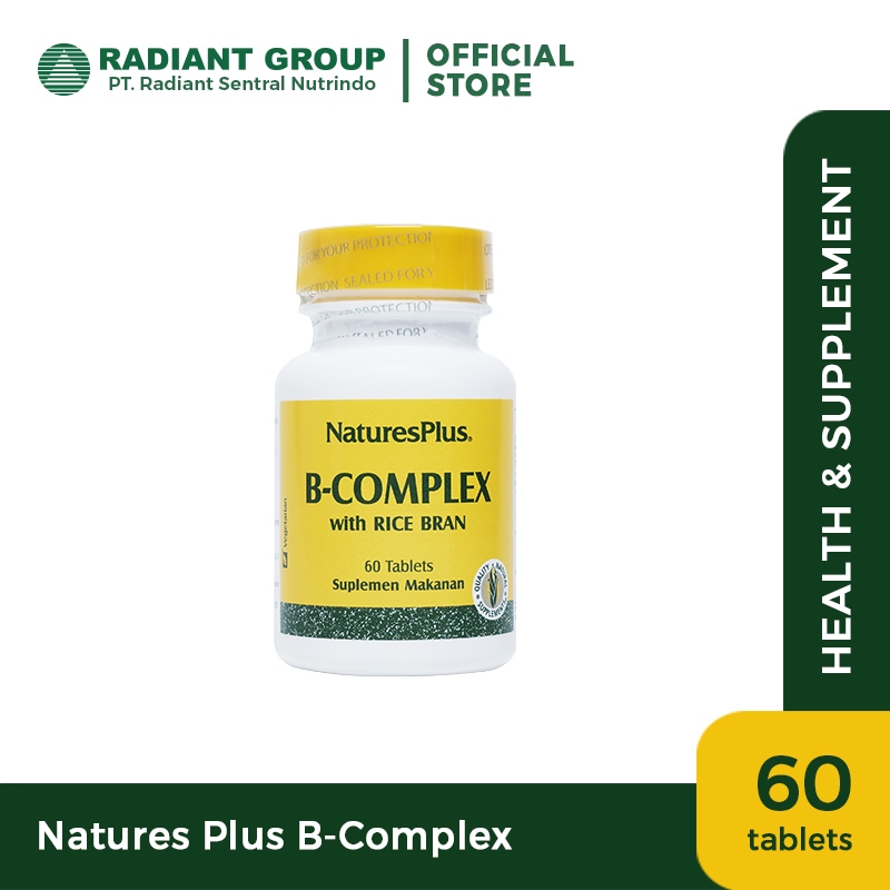 Jual Natures Plus B Complex 60 Tablet Shopee Indonesia