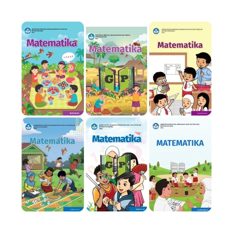 Jual Matematika Baru Kelas 1 2 3 4 5 6 SD Kurikulum Merdeka Terbaru ...
