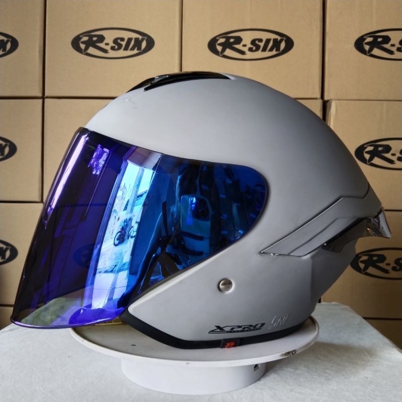 Jual HELM R-SIX XPRO (GORILLA DOFF) PAKET GANTENG KOMPLIT | Shopee ...
