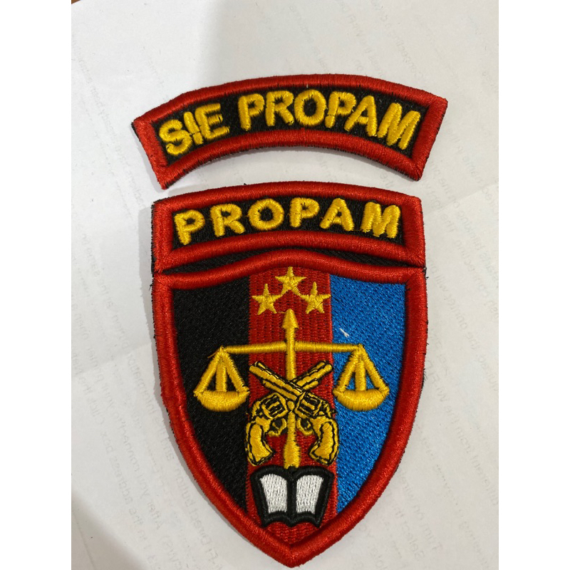 Jual Logo Propam Bordir Timbul 3D | Shopee Indonesia
