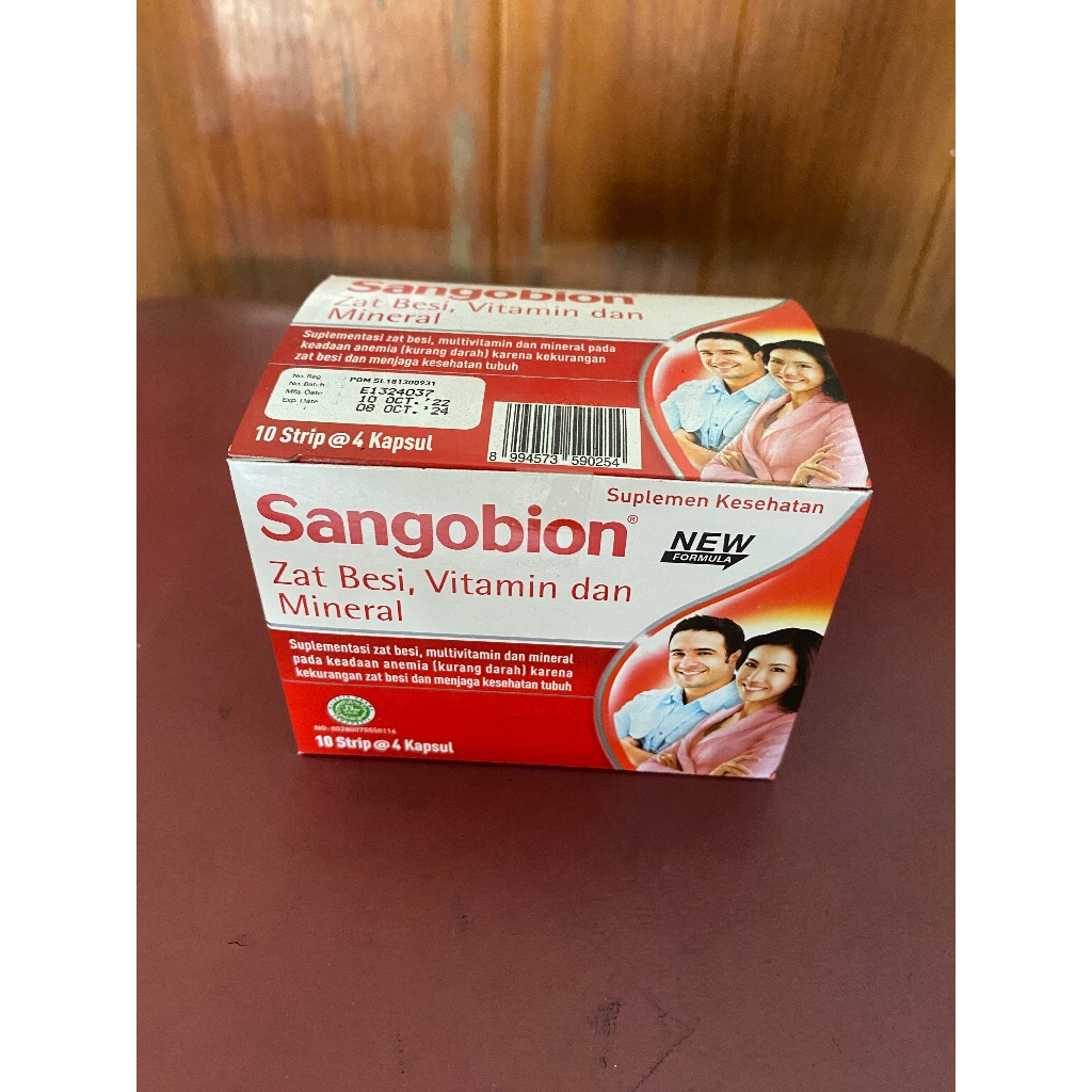 Jual Sangobion 4 Kapsul Box (PER BOX) | Shopee Indonesia