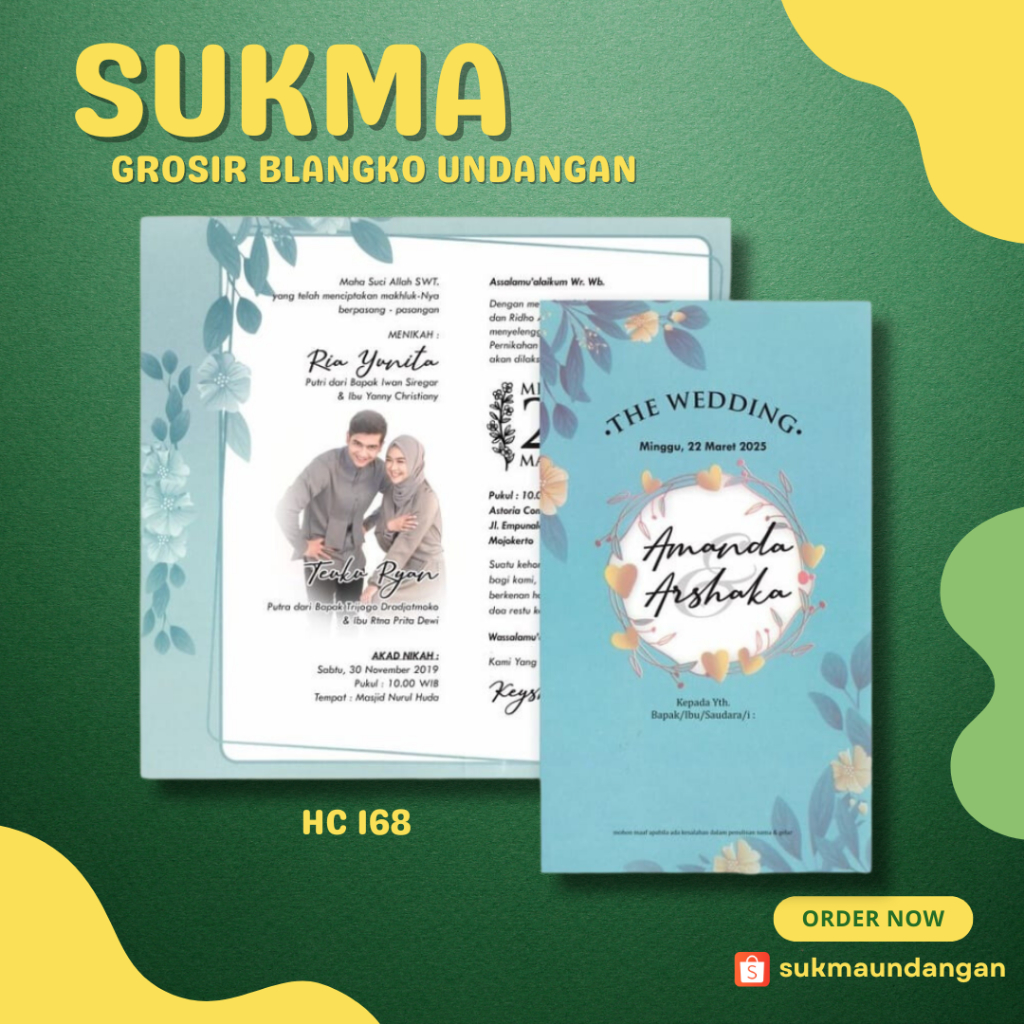 Jual Kertas Blangko Undangan Nikah Murah Hc Sukma Undangan